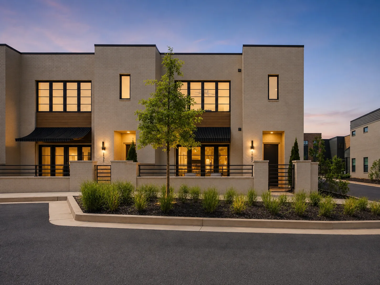 Exterior, twilight