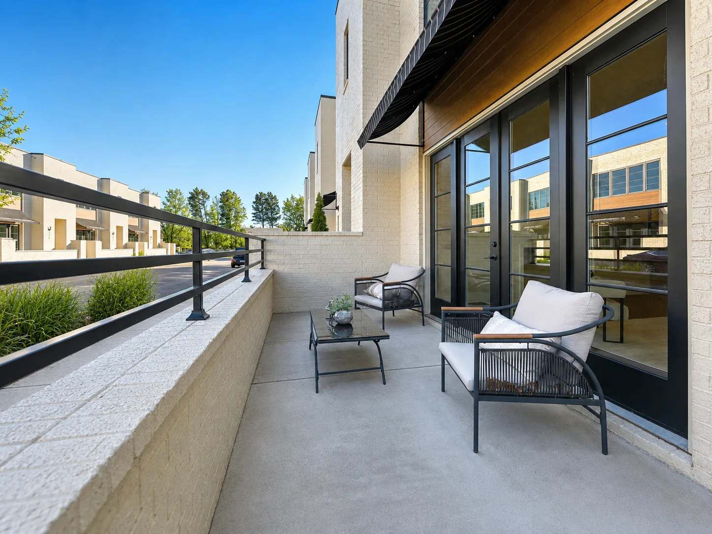Private balcony and patio