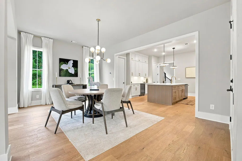 Dining room, kitchen view