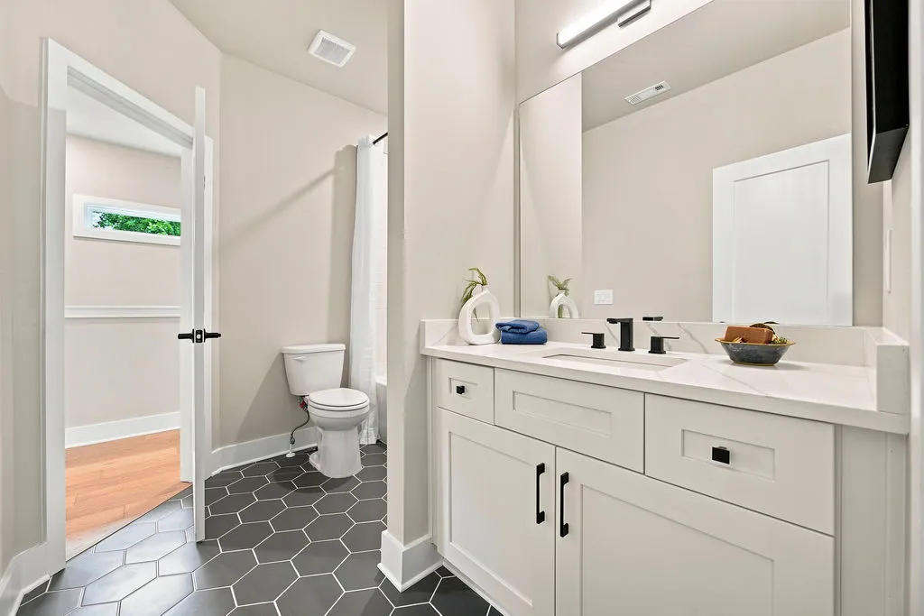 Secondary bathroom