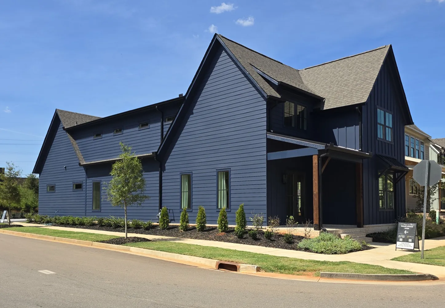 Exterior — model home, front and side