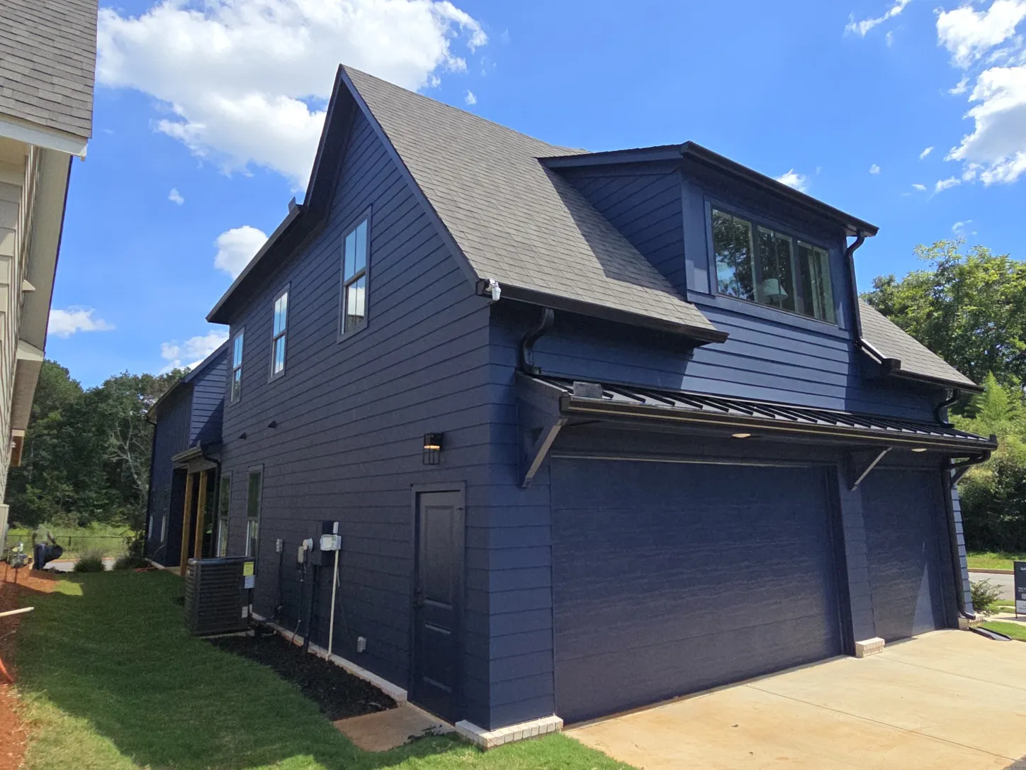Exterior — model home, rear garage